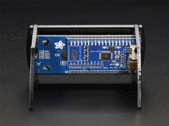 Stand/Houder voor 16x2 1602 LCD display modules - zwart - Adafruit 1365